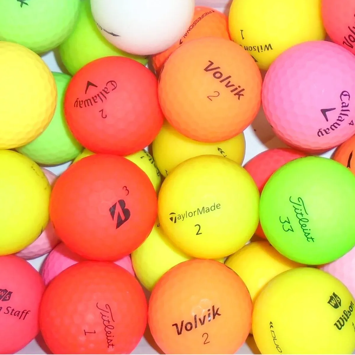 Branded Mix of Opti Colour Matt Lake Balls - 40