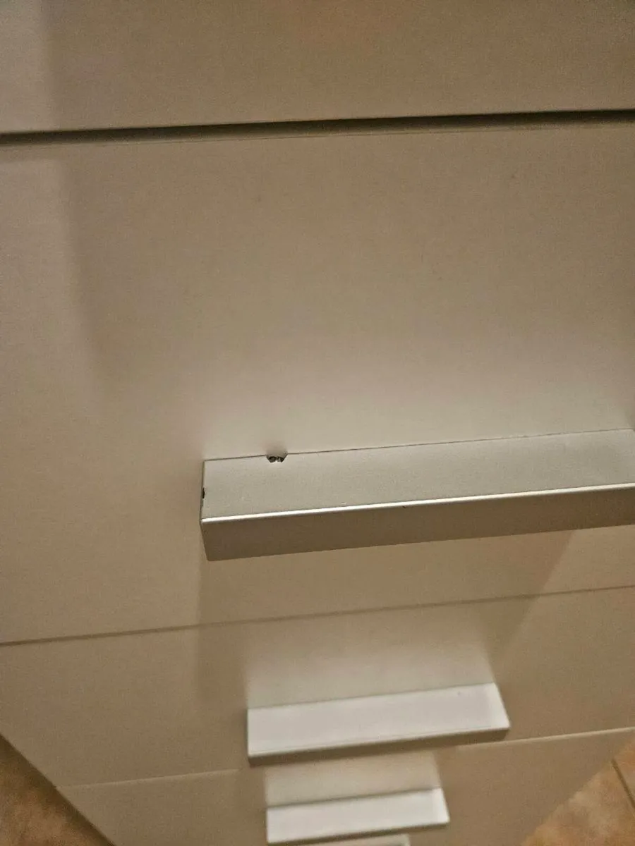 5 door chest of drawers (Jysk) - white - Image 4