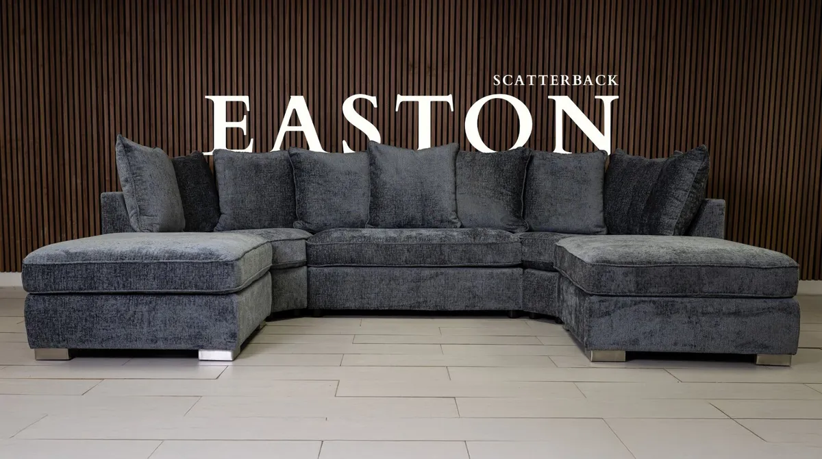 Easton U Shape Scatter Back Cushions Sofa - Image 1