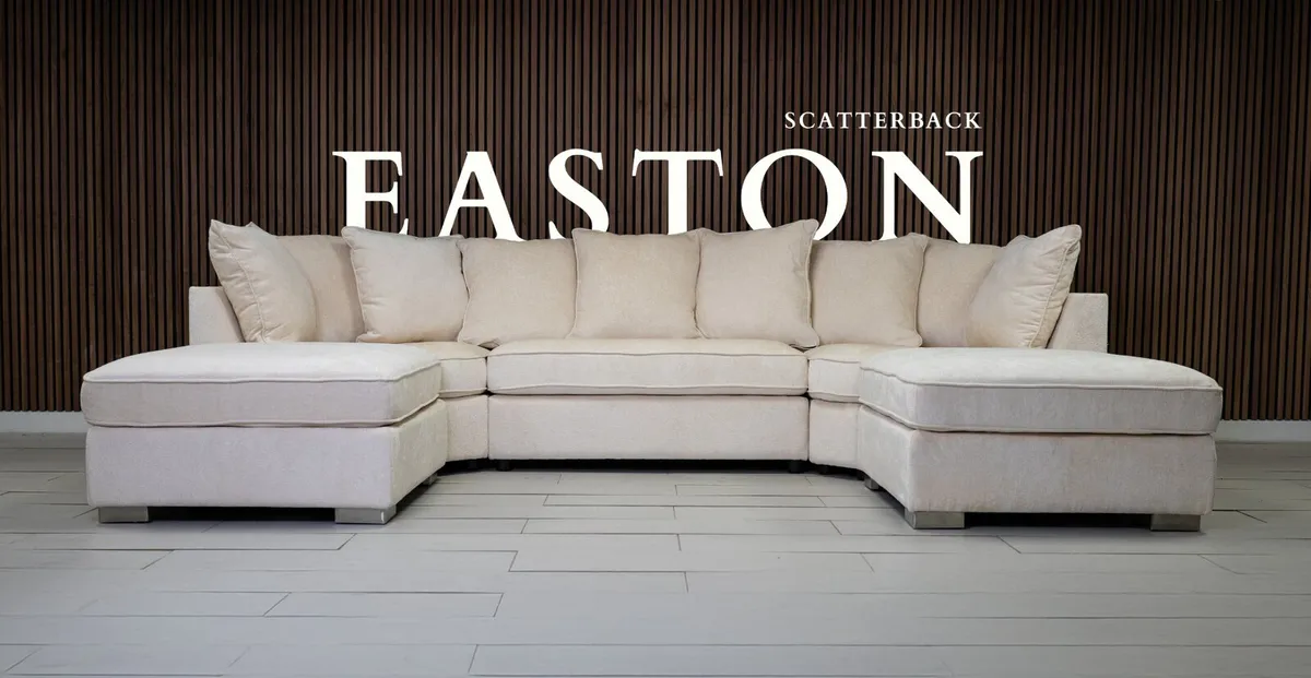 Easton U Shape Scatter Back Cushions Sofa - Image 4