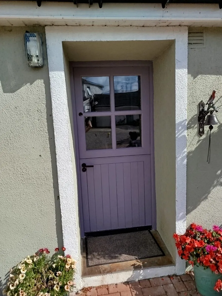 Irish Made Solid Hardwood Cottage Half Doors - Image 2