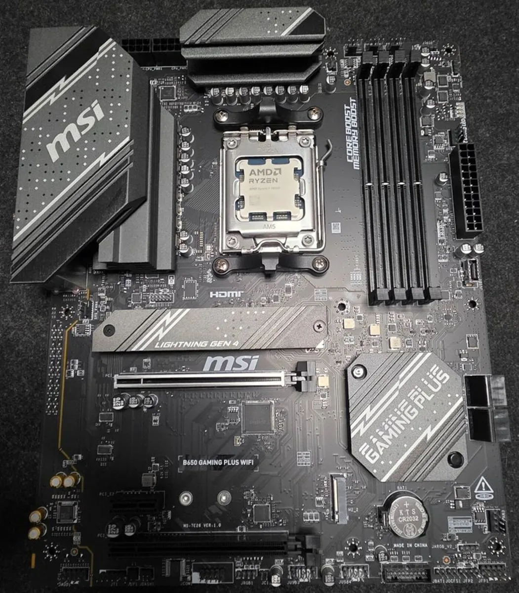 MSI B650 Gaming Plus WiFi + Ryzen 5 9600X CPU - Image 1