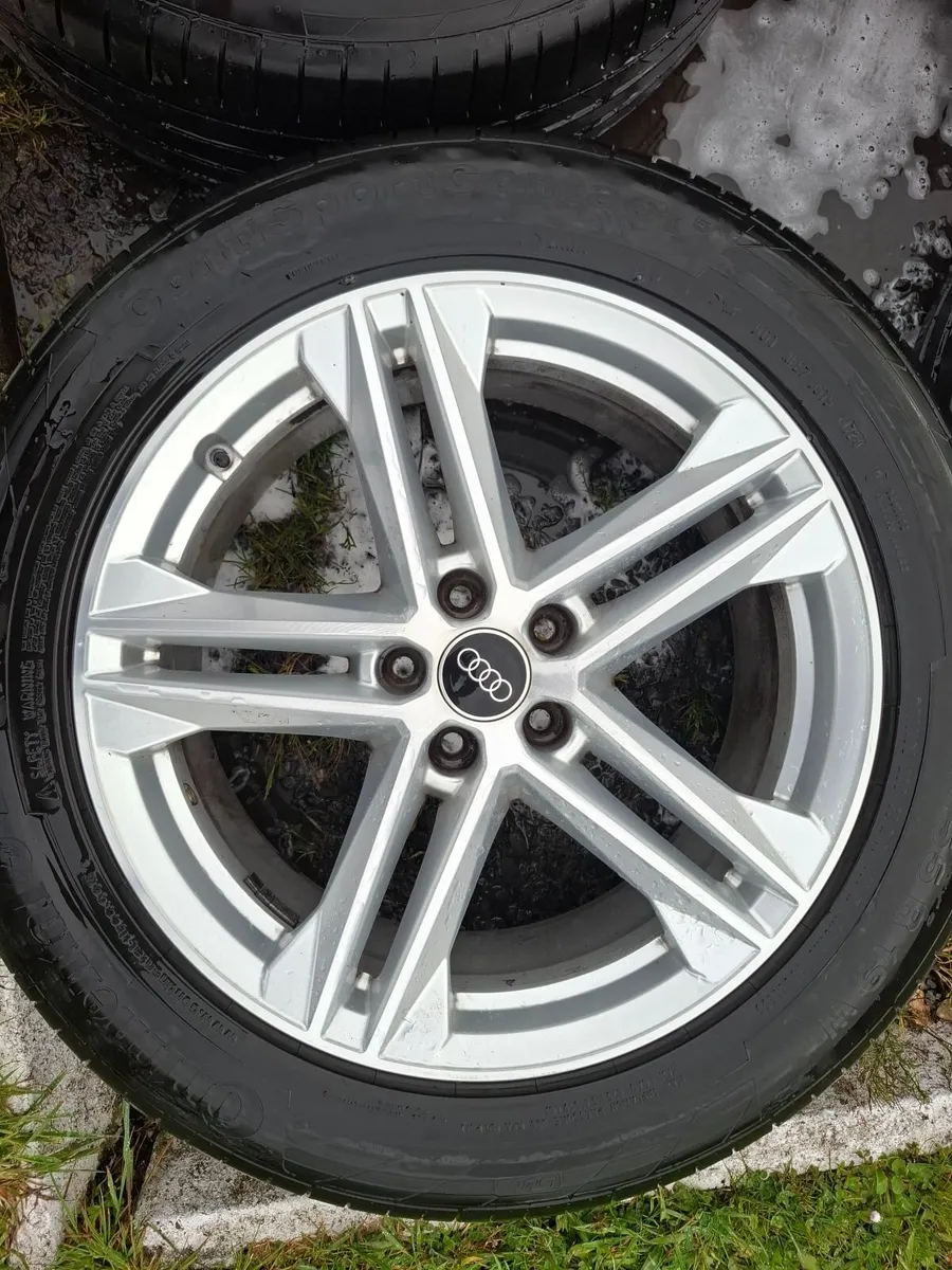 19" Genuine Audi Q5 S Line Alloys with tyres - Image 2