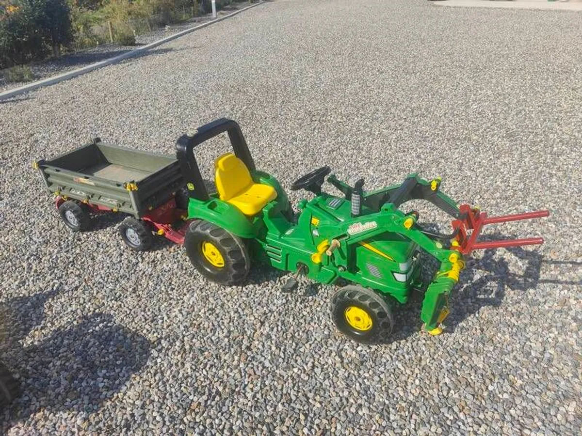 Rolly X-Trac John Deere 8400R with attachment. - Image 4