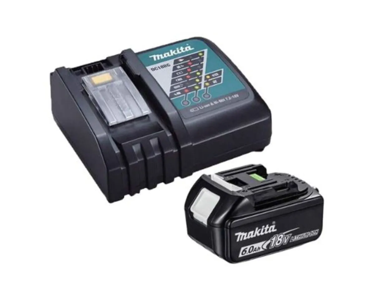 Makita DC18RC 18V Fast Charger 1x BL1860 battery