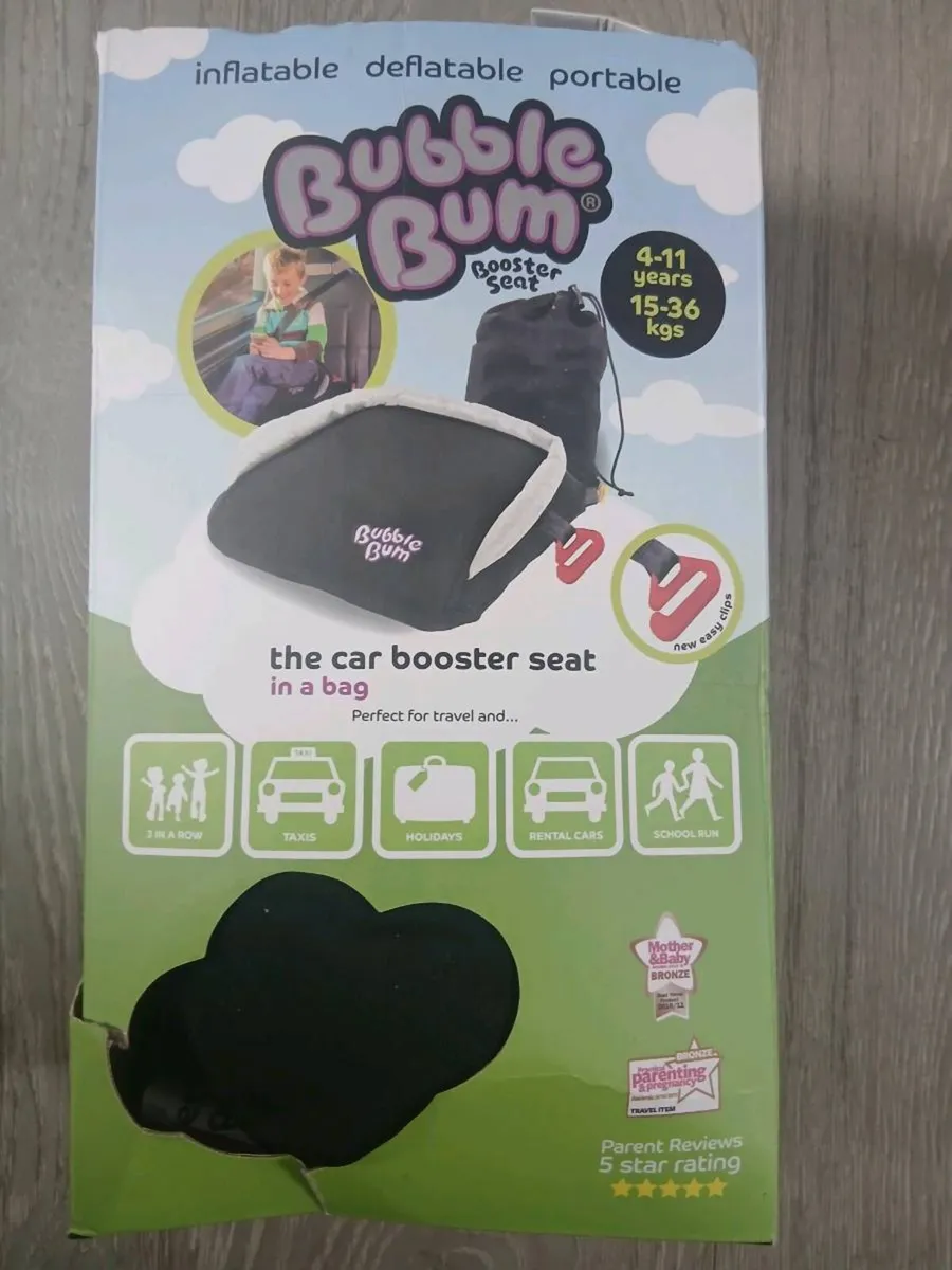 Bubble bum booster seat - Image 1