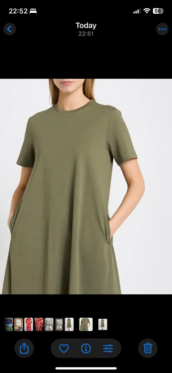 NEW Relaxed T-shirt Dress: Small - Image 2