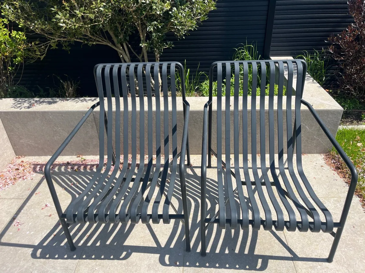 Garden lounger x 2 (Hay) - Image 1