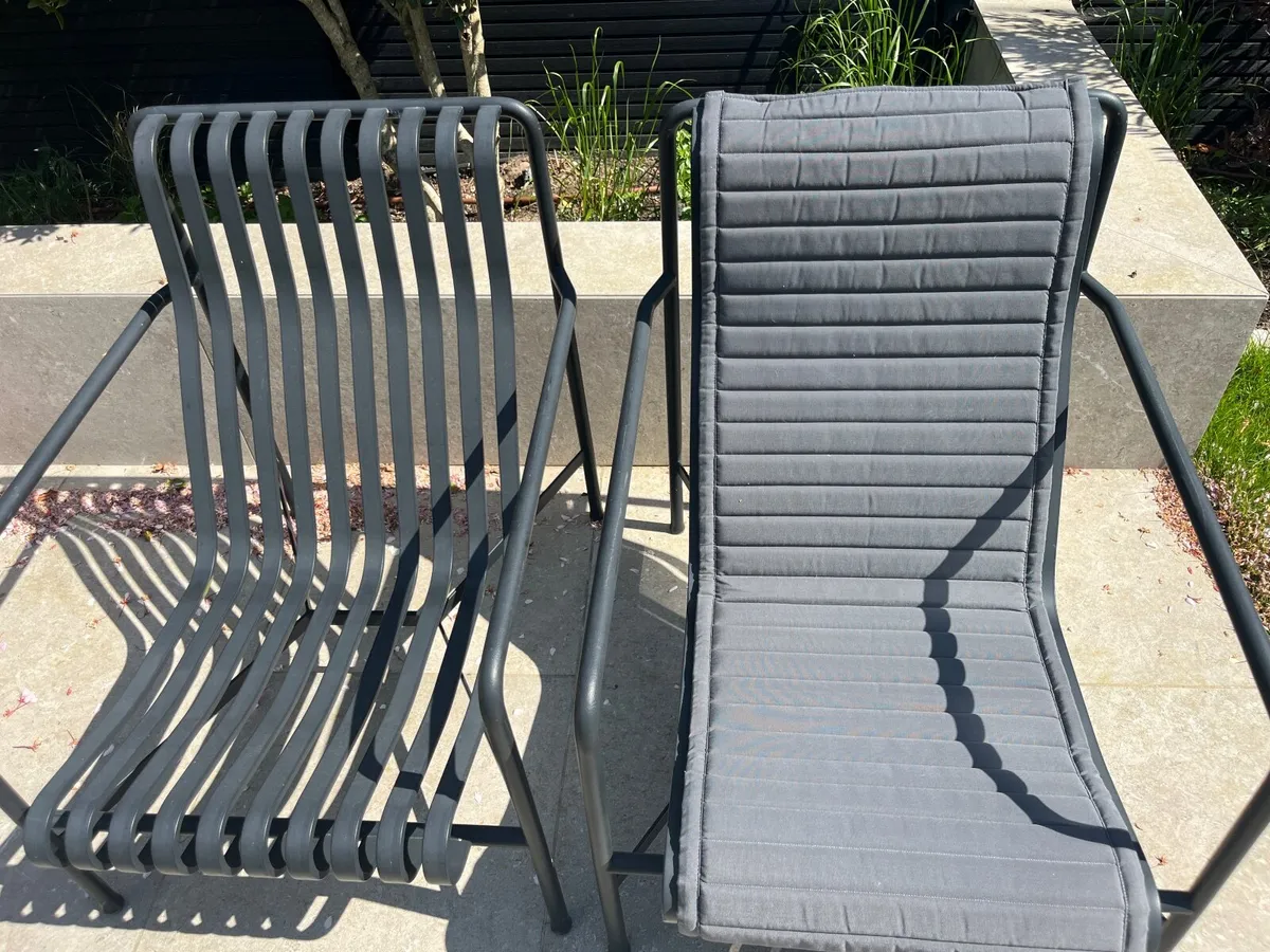 Garden lounger x 2 (Hay) - Image 2