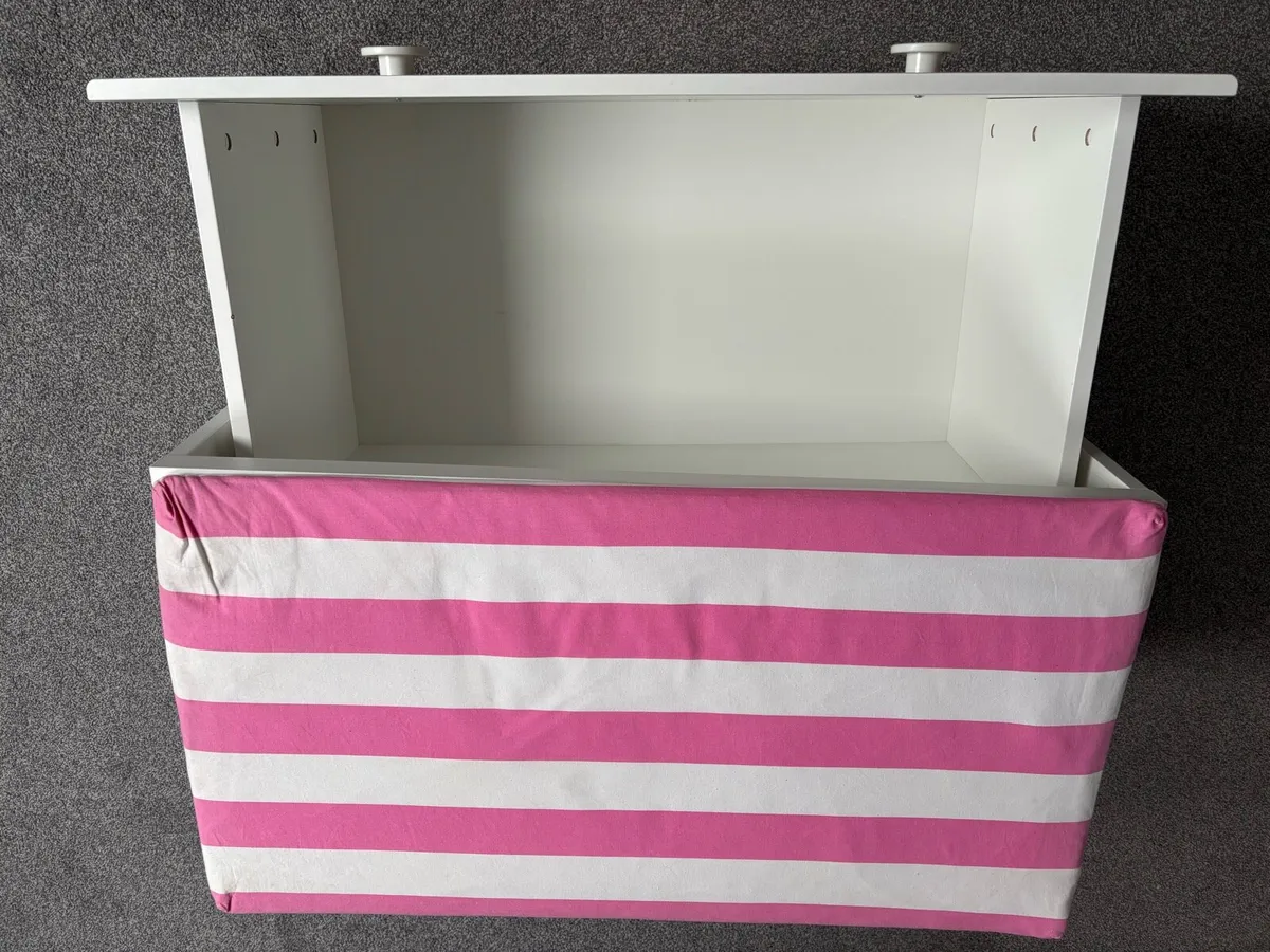 Bench with toy storage - white - Image 3