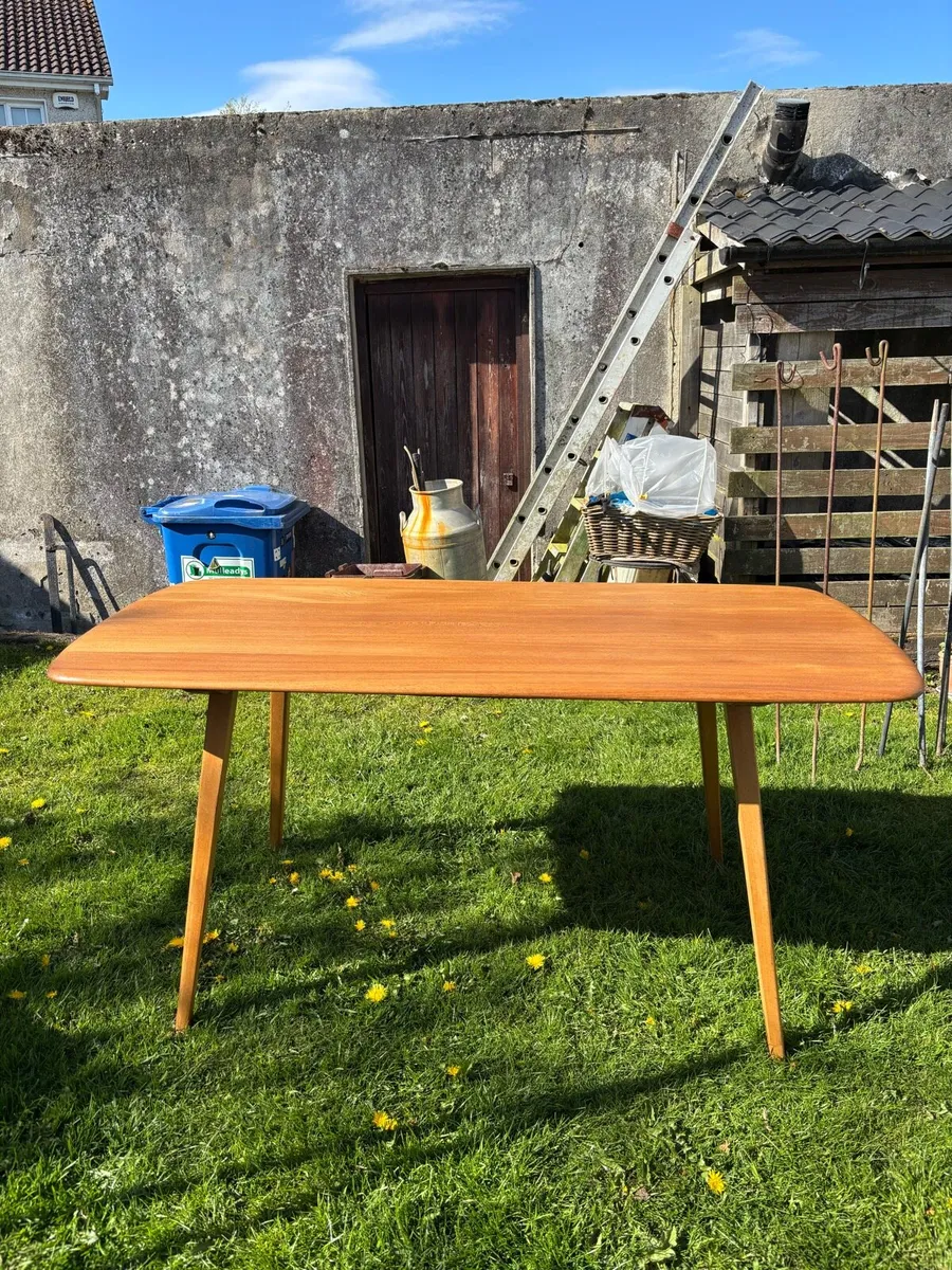 Ercol Dining table & chairs - Image 2