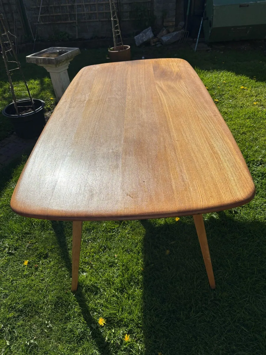 Ercol Dining table & chairs - Image 4
