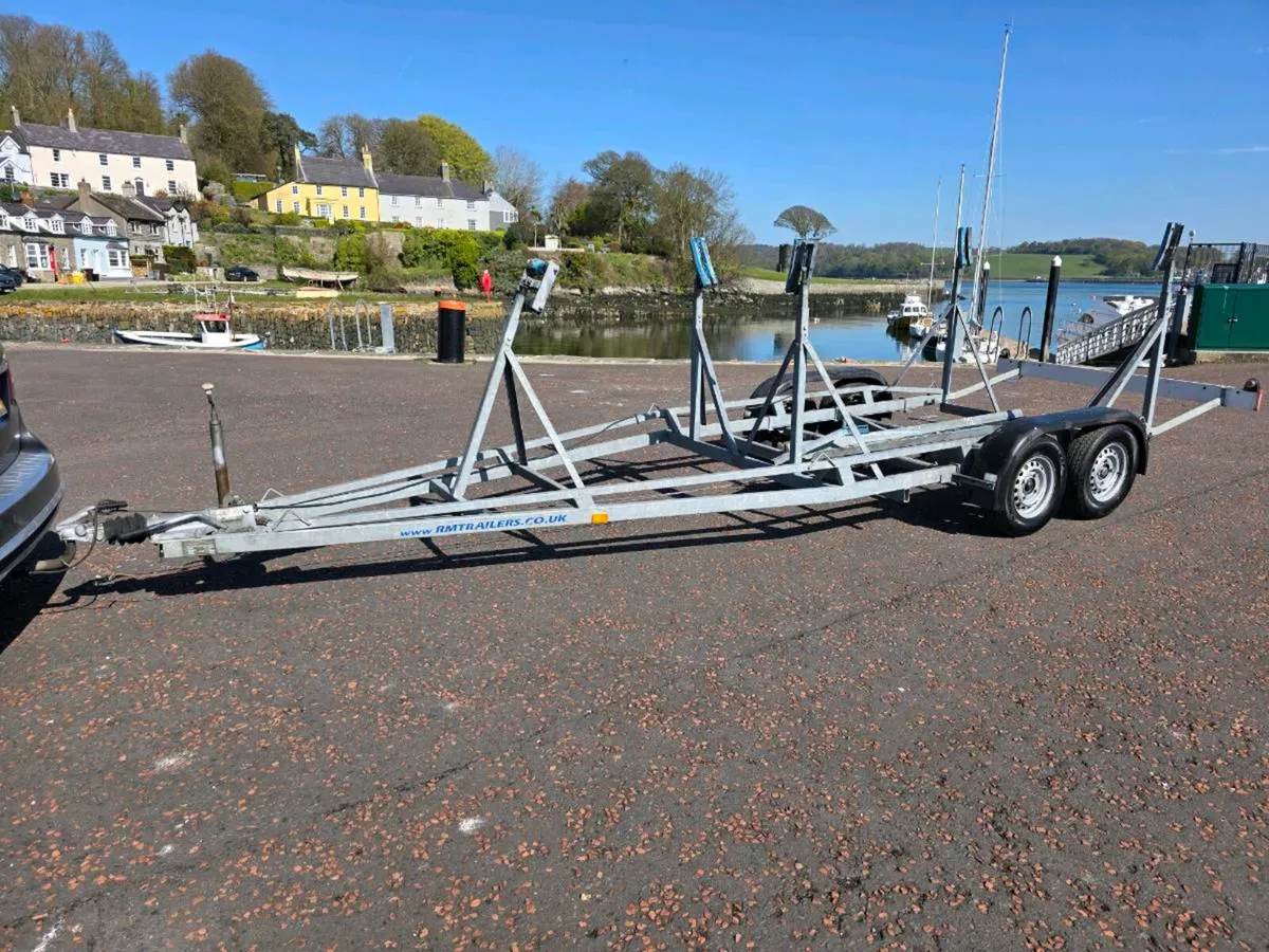 RM boat yacht transporter road trailer full brakes - Image 1