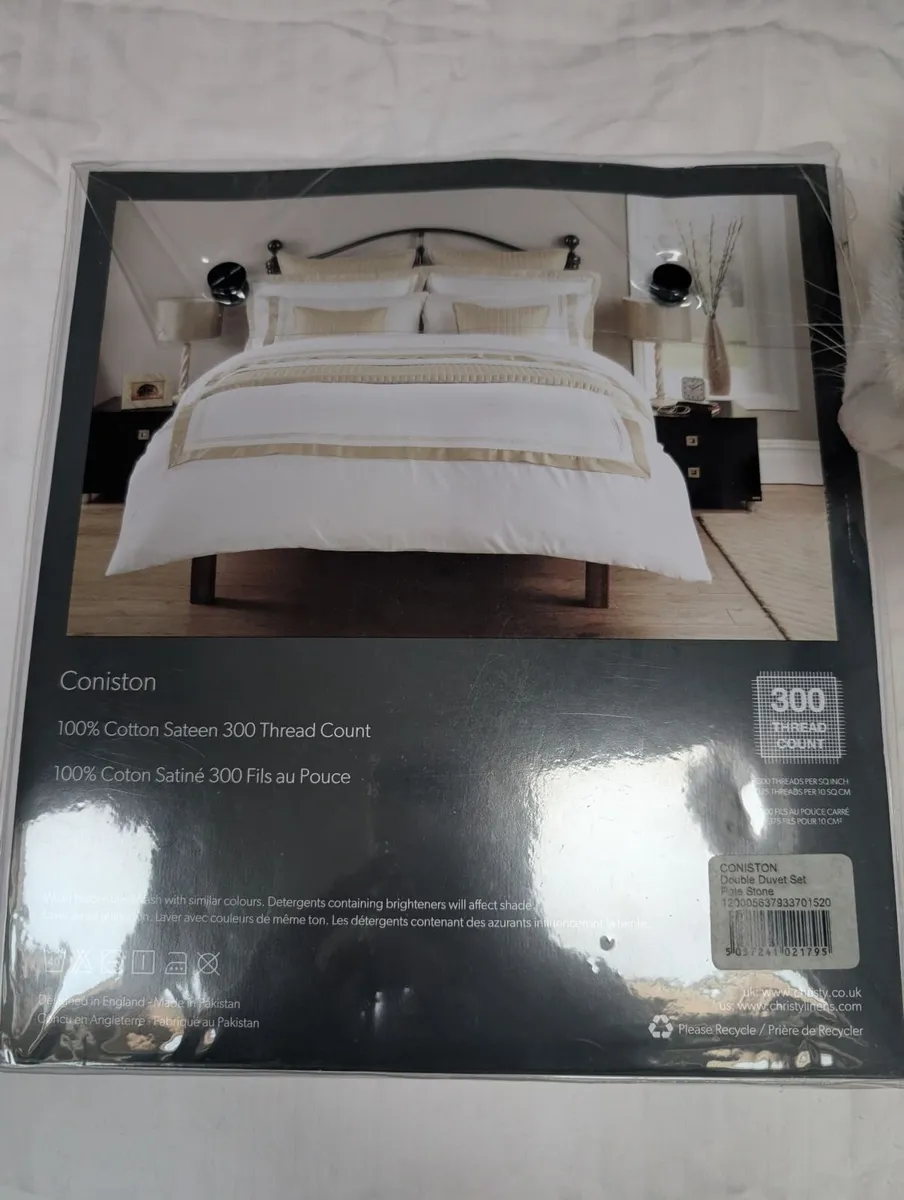 Christy “Coniston” Double Duvet Set – Brand New - Image 1