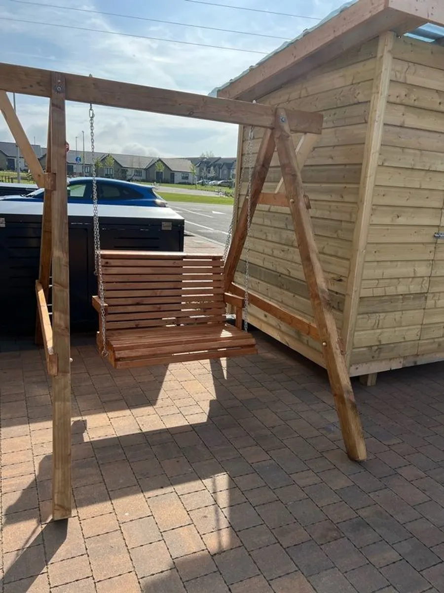 Double wooden Swing - Image 2