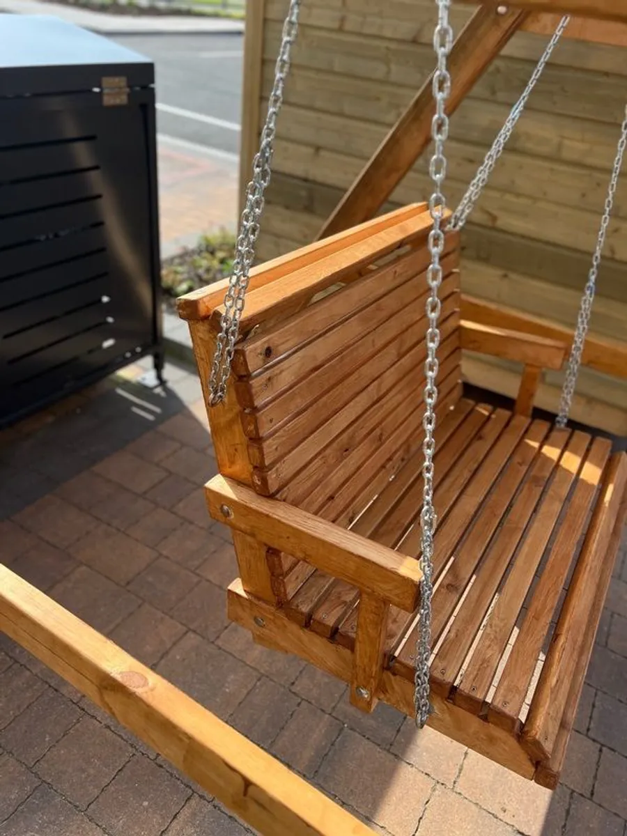 Double wooden Swing - Image 3