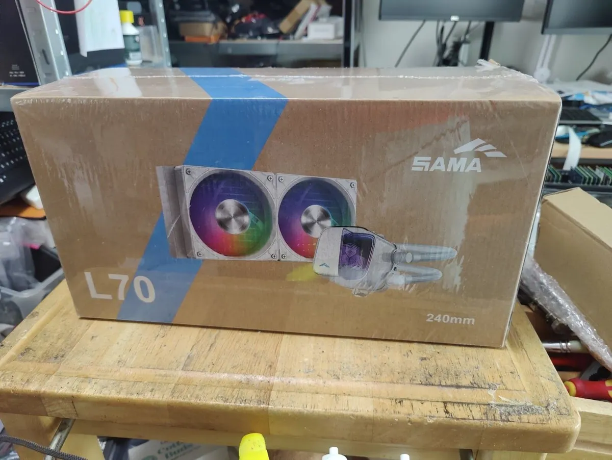 SAMA L70 240mm Liquid CPU Cooler AIO with ARGB Whi - Image 3