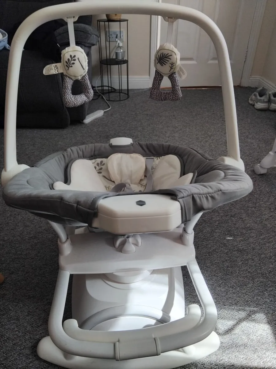 Joie Emeri 2-in-1 Baby Swing and Rocker Fern - Image 3