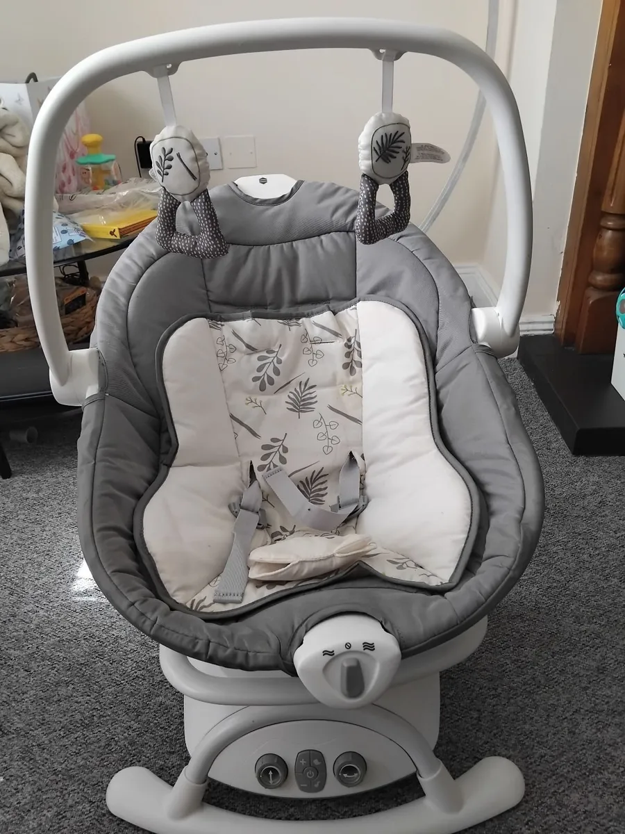 Joie Emeri 2-in-1 Baby Swing and Rocker Fern - Image 2