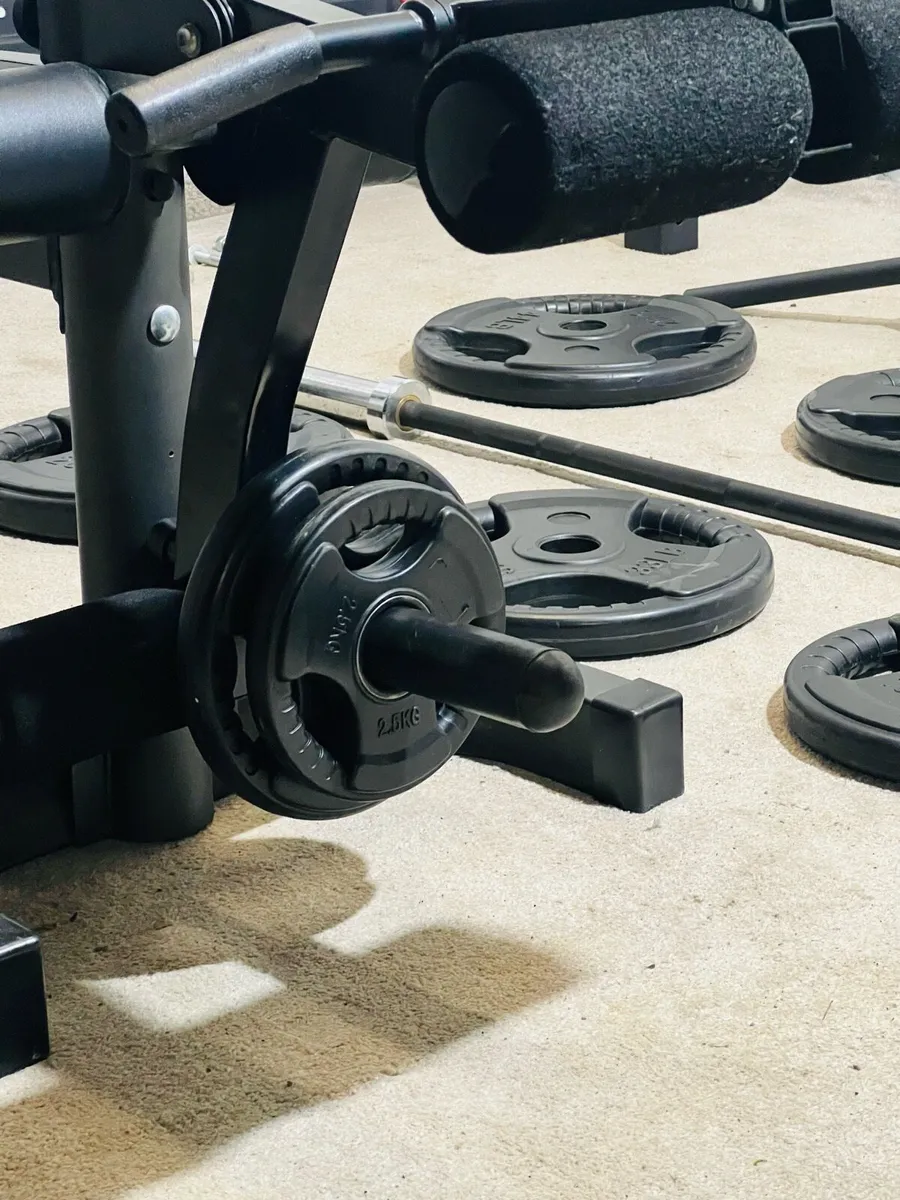 HIGH QUALITY FOLDING RACK WEIGHTS BENCH BAR ETC - Image 4