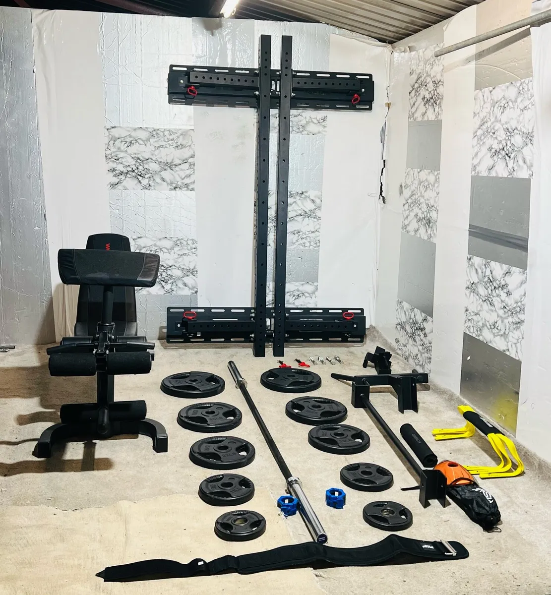 HIGH QUALITY FOLDING RACK WEIGHTS BENCH BAR ETC - Image 2