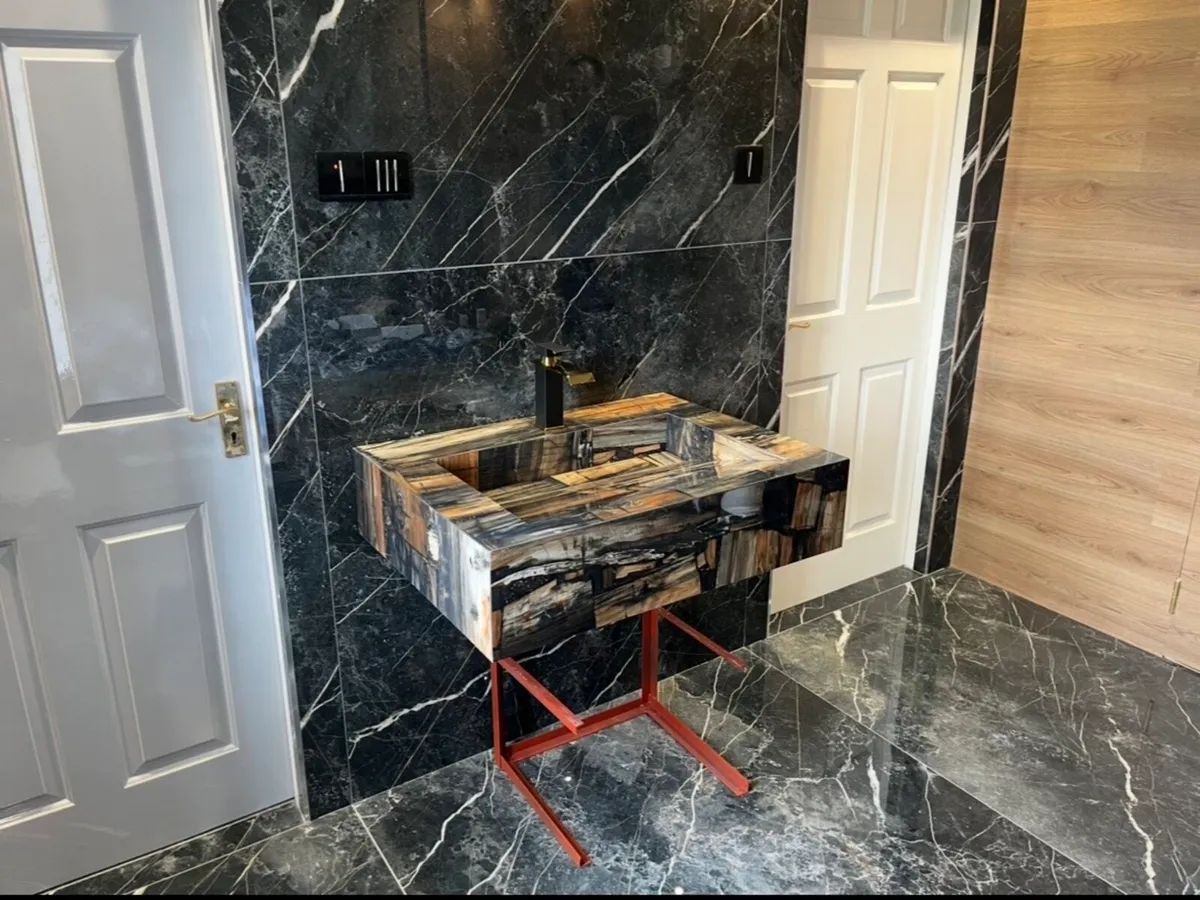 Handcrafted Porcelain Bathroom Sink - Vanity Basin - Image 4