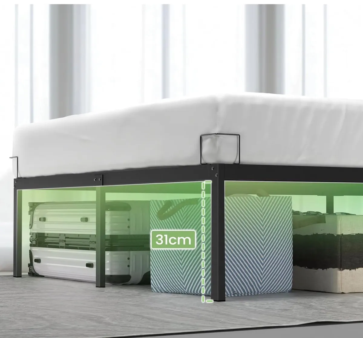 Super King Size Bed Frame 180 x 200 cm - Sturdy Me - Image 3