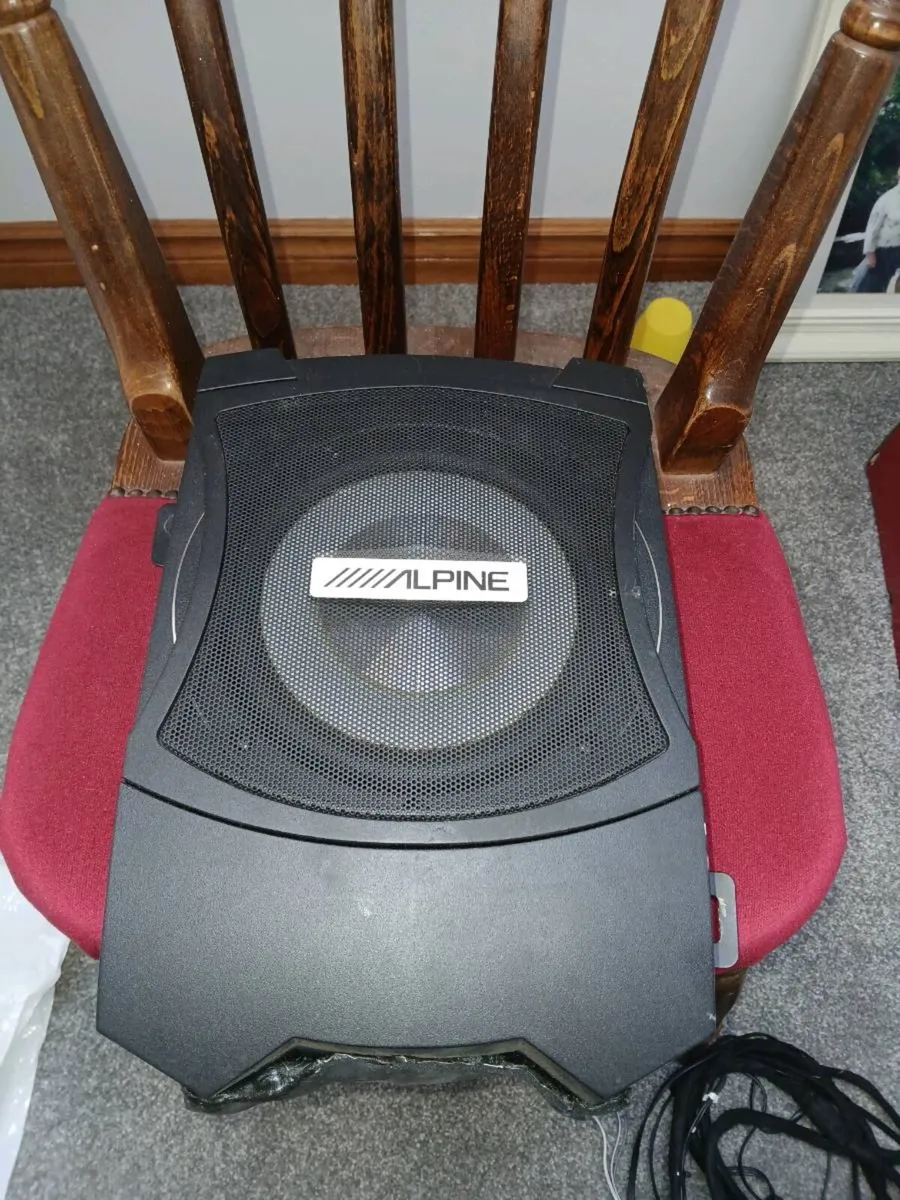 Alpine PWE-V80 Underseat Subwoofer with Built-In A - Image 1