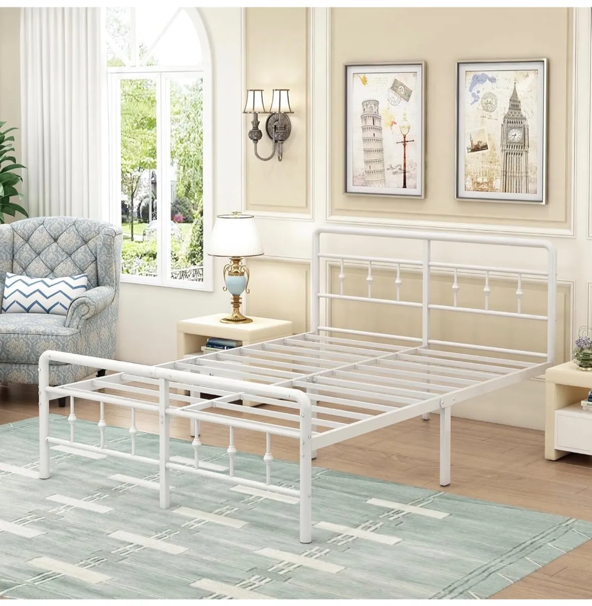 Super King Bed Frame 6ft with Headboard and Footbo - Image 2