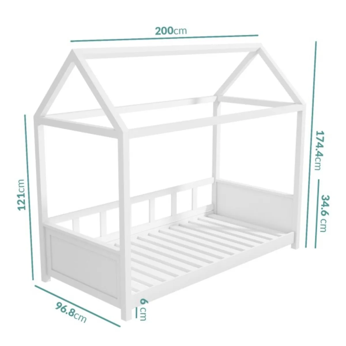 Kids House Frame Bed - Image 2