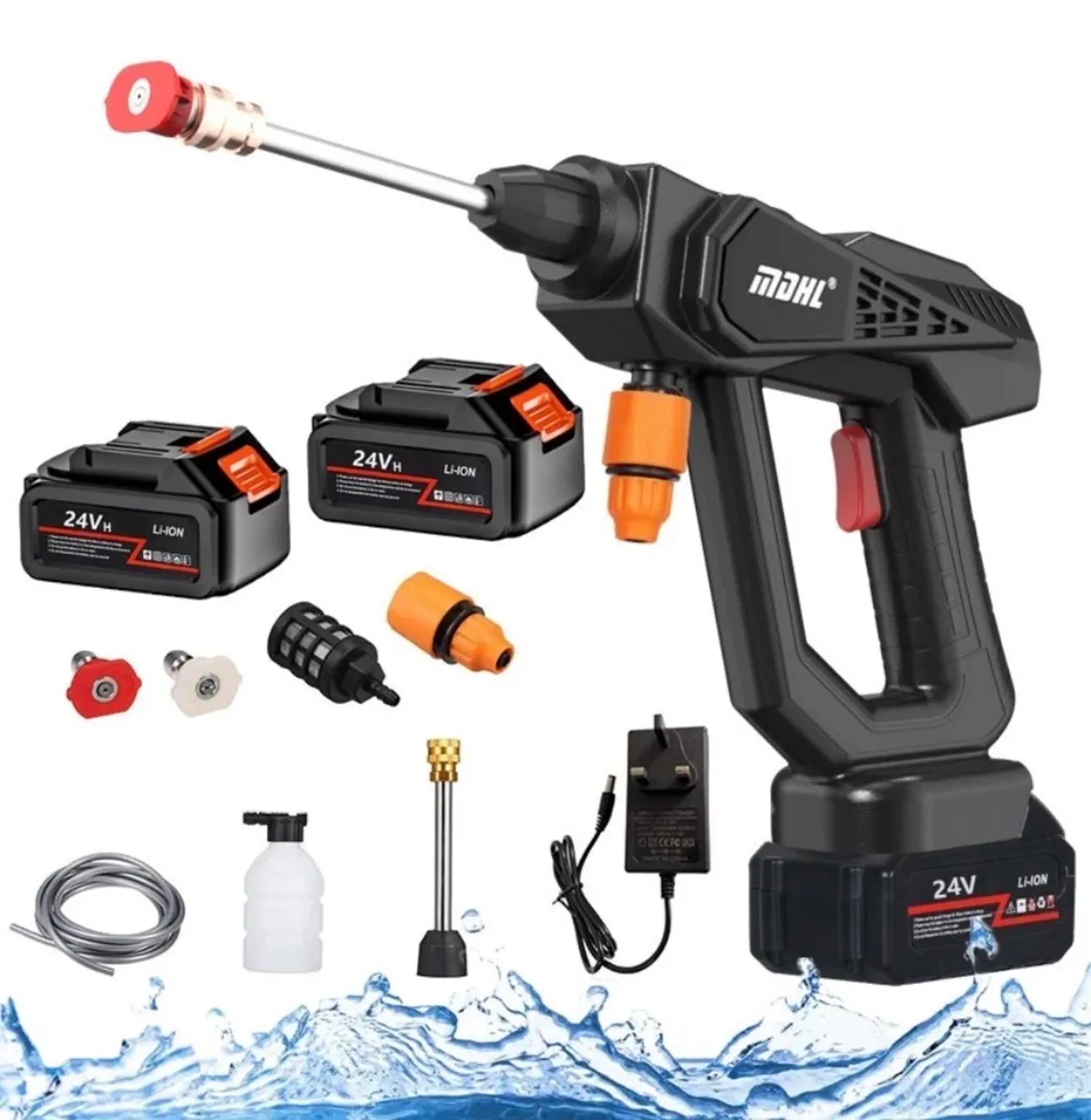 Portable Cordless Pressure Washer NEW & 2Batteries - Image 2