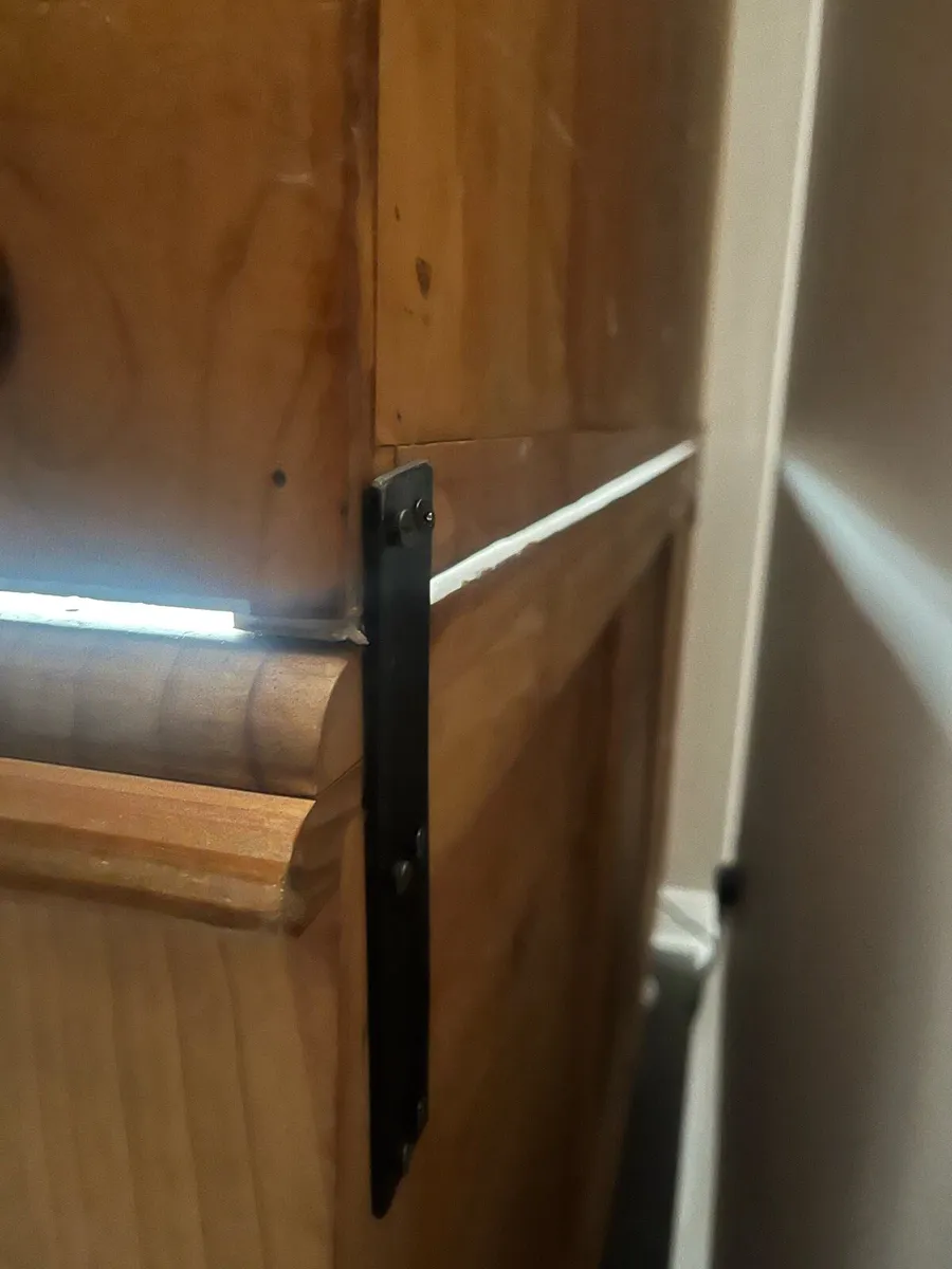 Handmade Solid Oak Cabinet & Dresser (Detachable) - Image 3