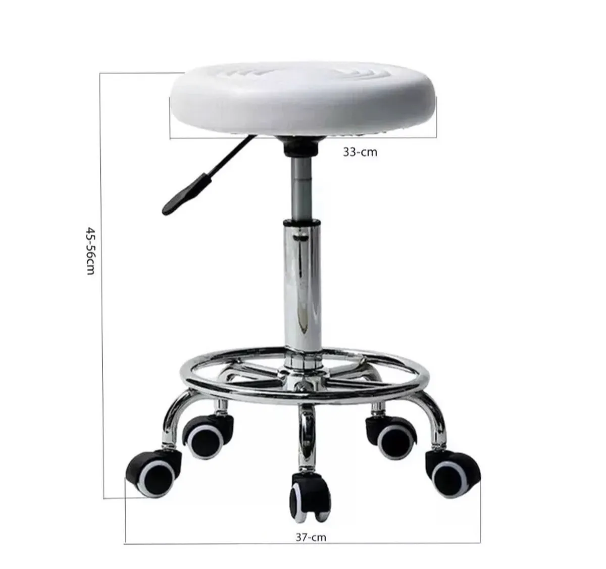 Salon Stool Adjustable Swivel Chair NEW - Image 3