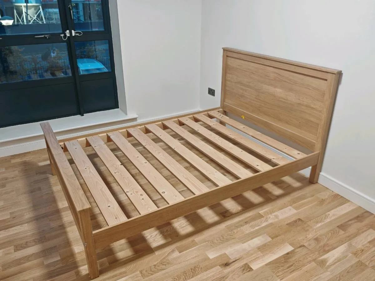 Wooden bed frame - Image 1