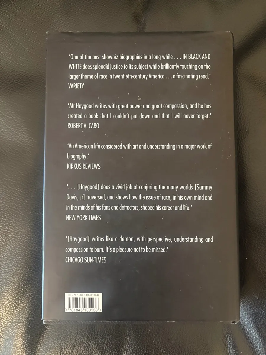 Samy Davis Jr "In Black & White" Hardback Book - Image 2