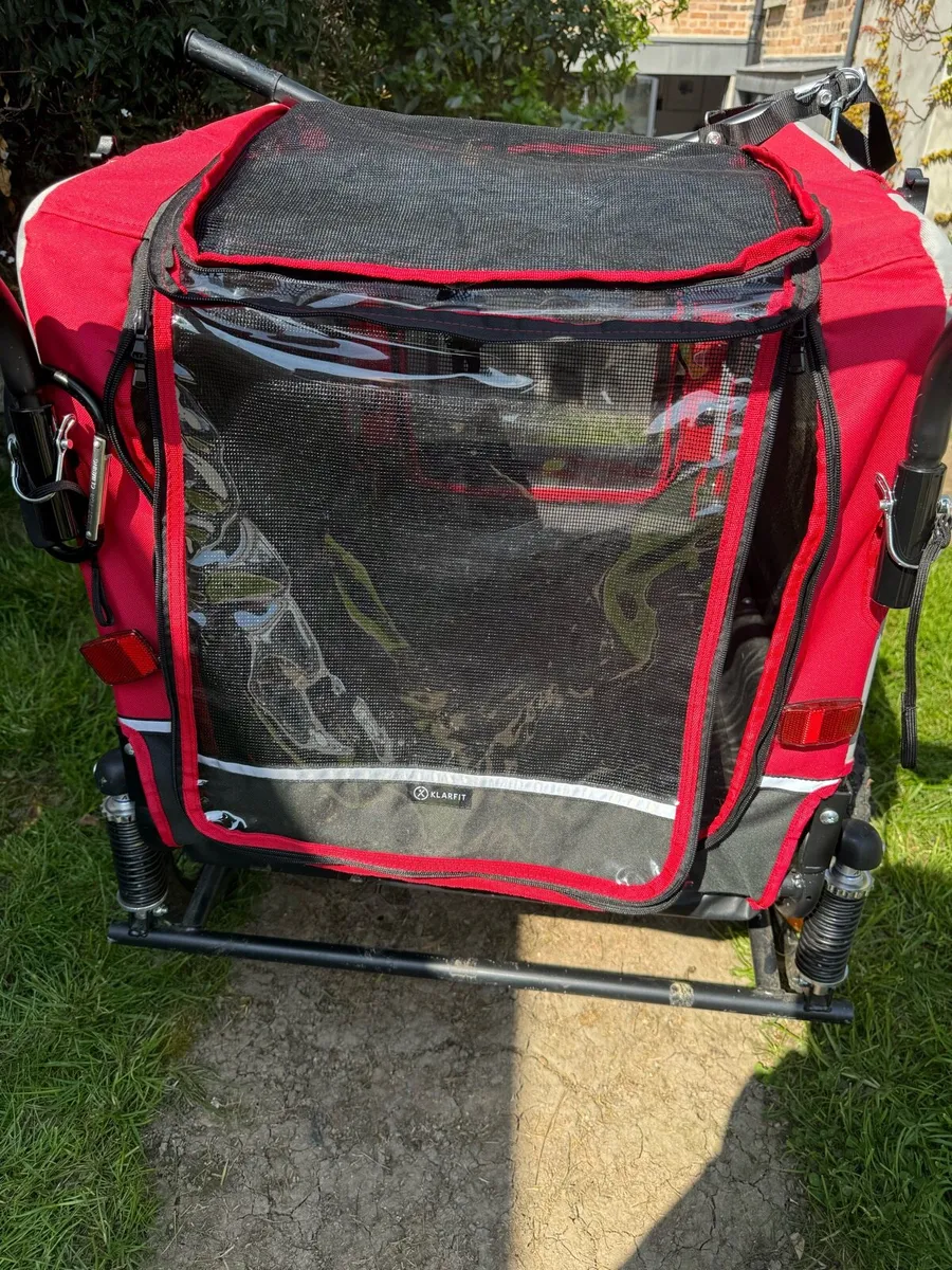 Klarfit 2in1 Dog Bike Trailer & Stroller-like new - Image 3