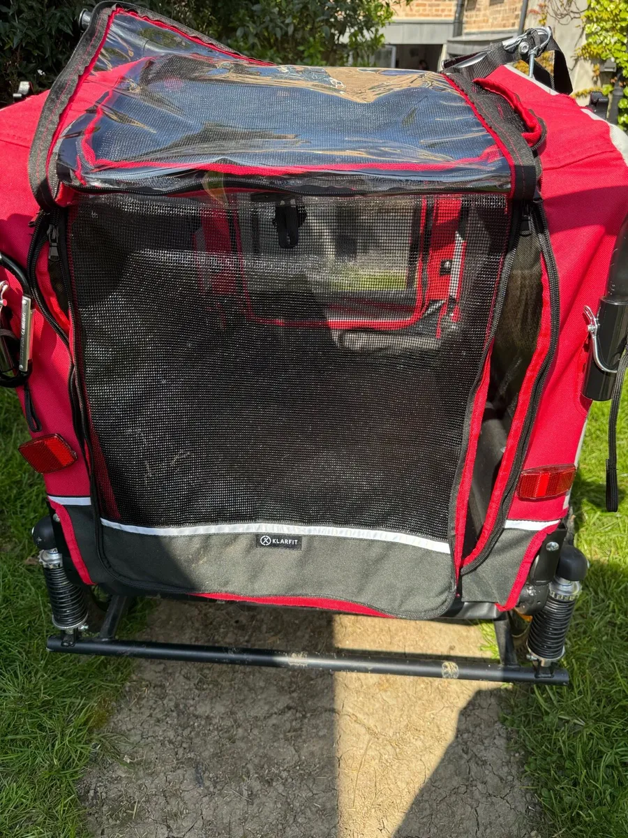 Klarfit 2in1 Dog Bike Trailer & Stroller-like new - Image 4