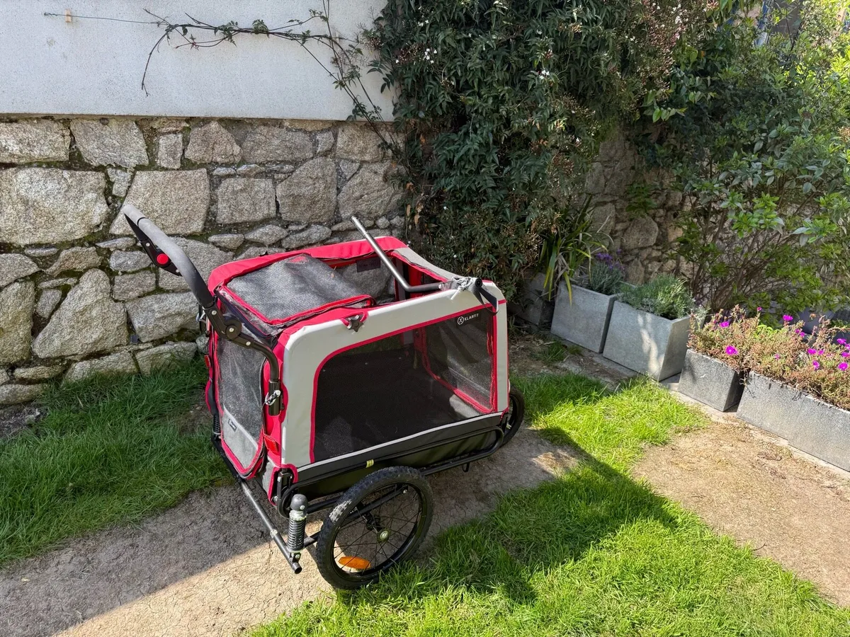 Klarfit 2in1 Dog Bike Trailer & Stroller-like new - Image 2