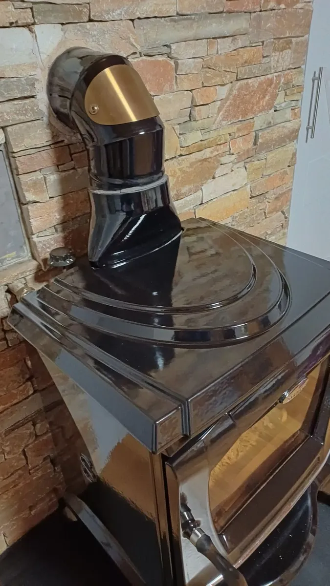 Stanley Reginal Black Enamel Stove - Image 4
