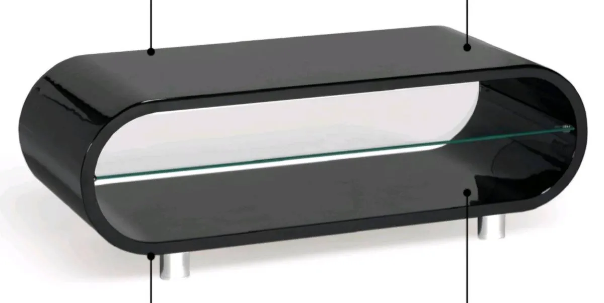 TV STAND BLACK - Image 3