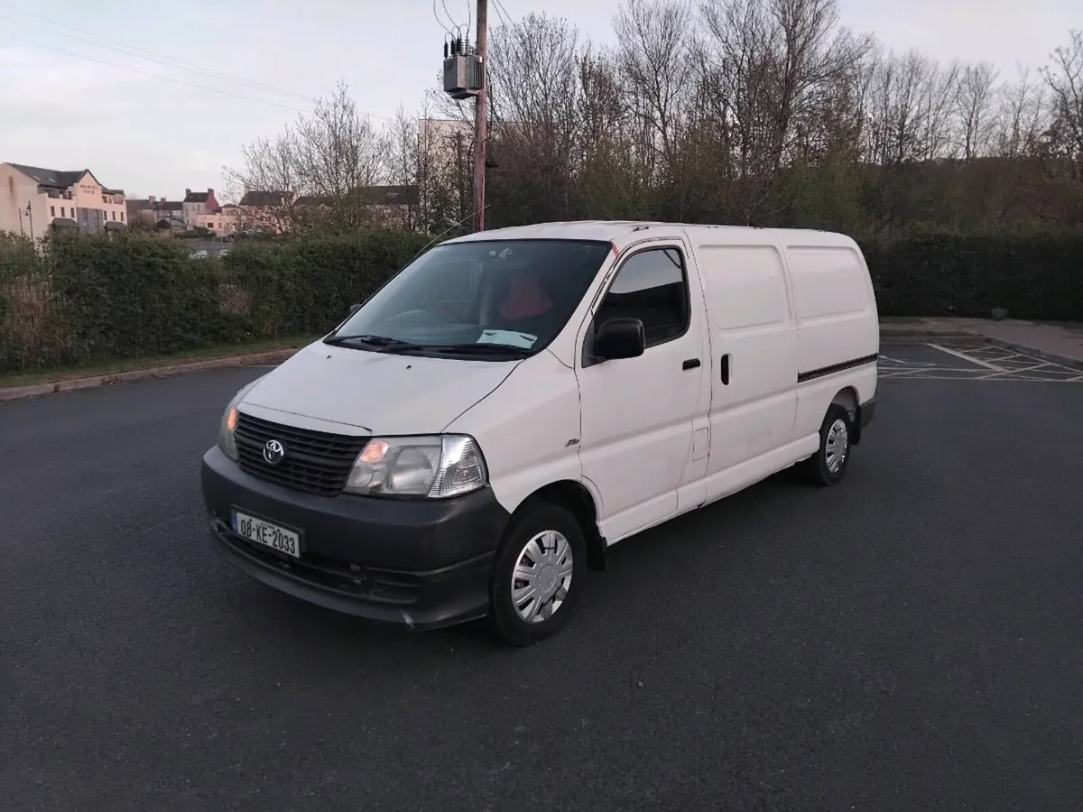2008 Toyota hiace van cvrt tested October 2026 - Image 1