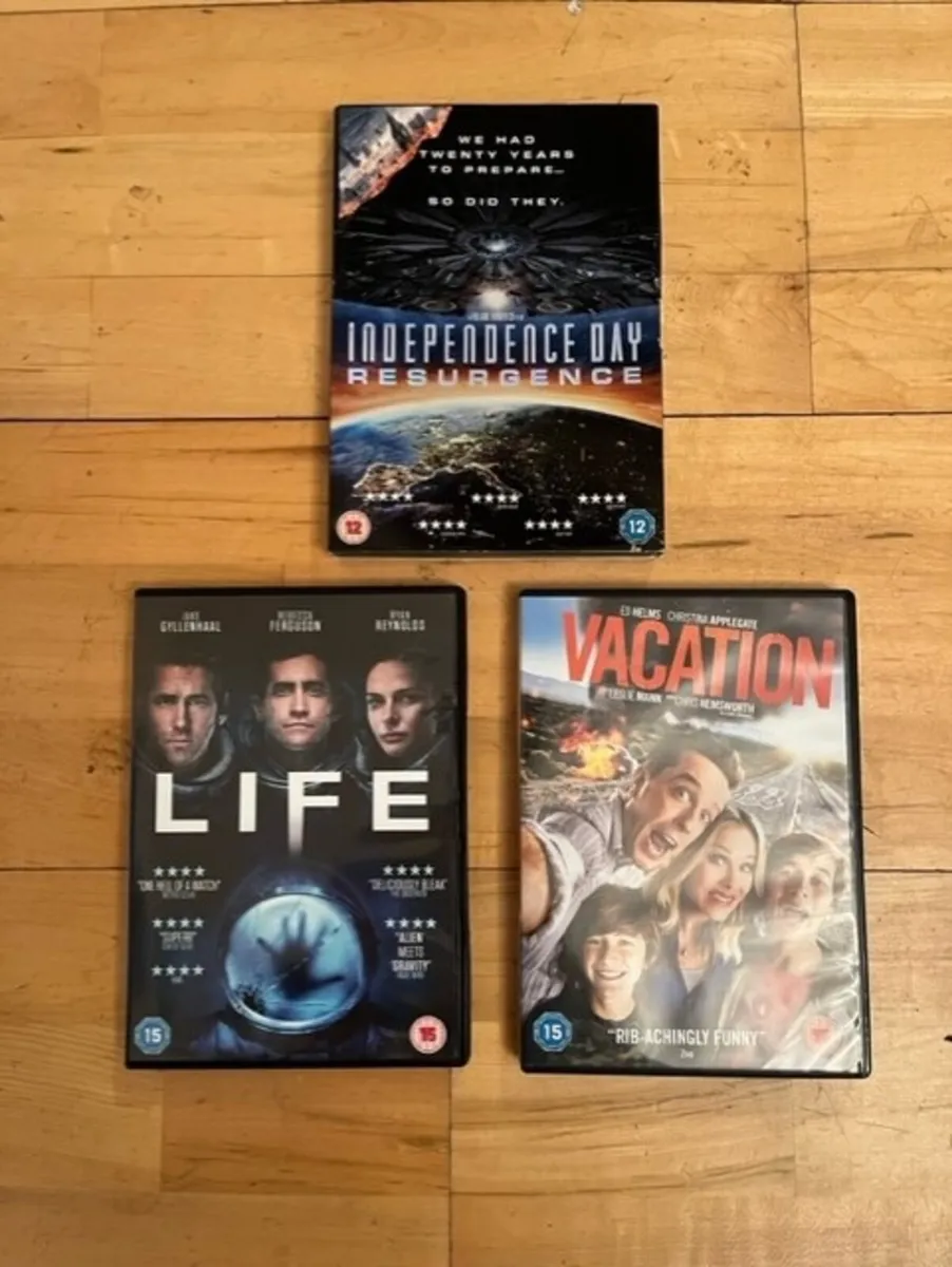 DVD's x 3 - Image 1