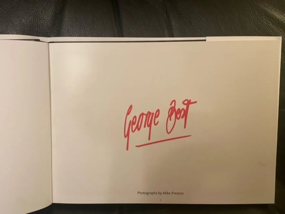 George Best "Portraits of a legend" hardback book - Image 3