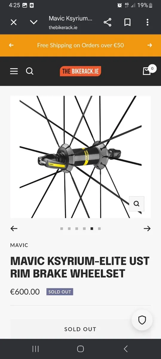 Mavic Ksyrium Elite UST (plus bucket) - Image 3
