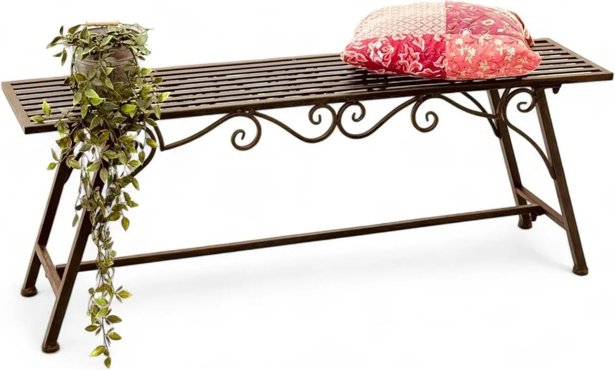 Bench Seat CUCCIO-XL B-120 cm Garden made from - Image 1
