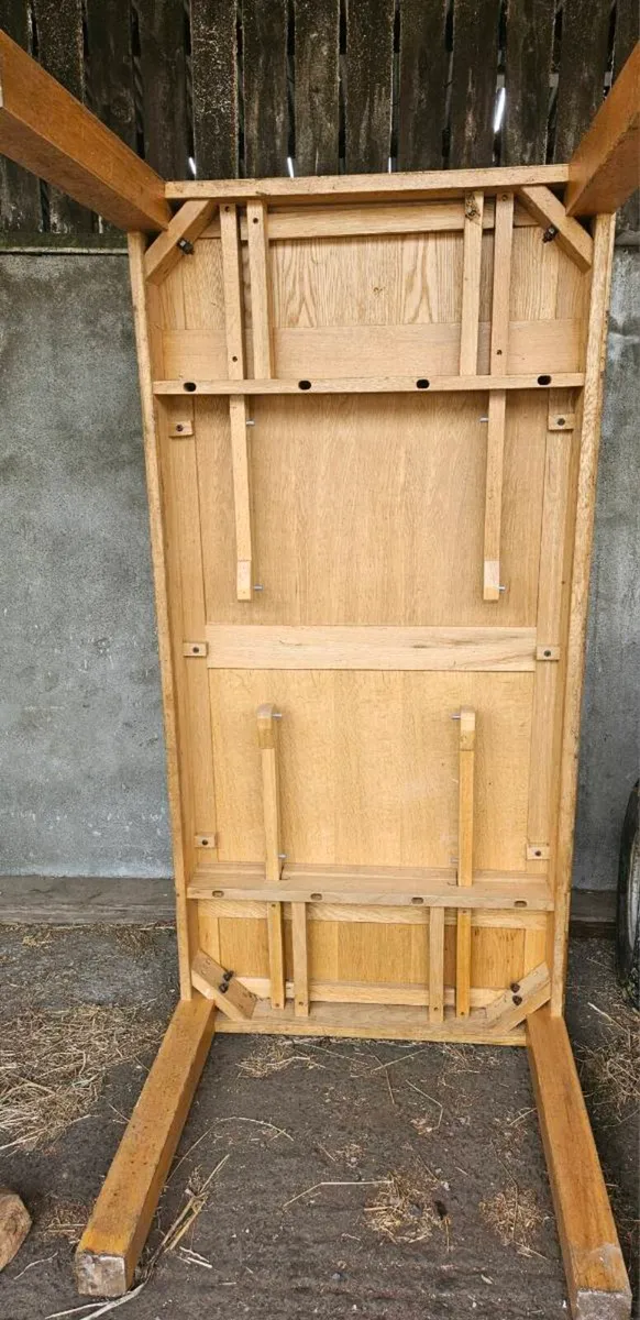 Solid Oak Table - Image 1