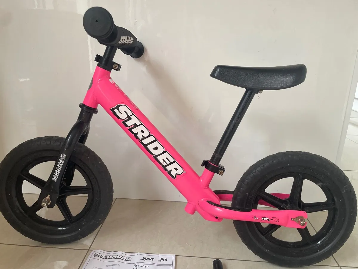 Strider balance bike 18 months- 5 years - Image 1