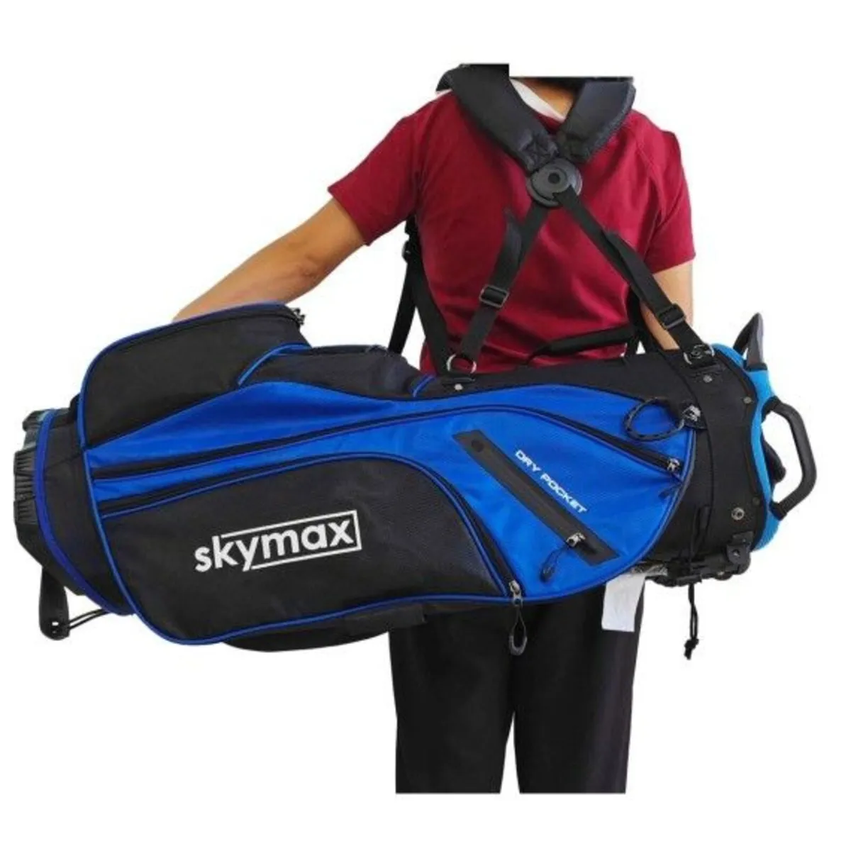 Skymax Sky-Lite 9 Inch Stand Bag - Black/Blue - Image 2