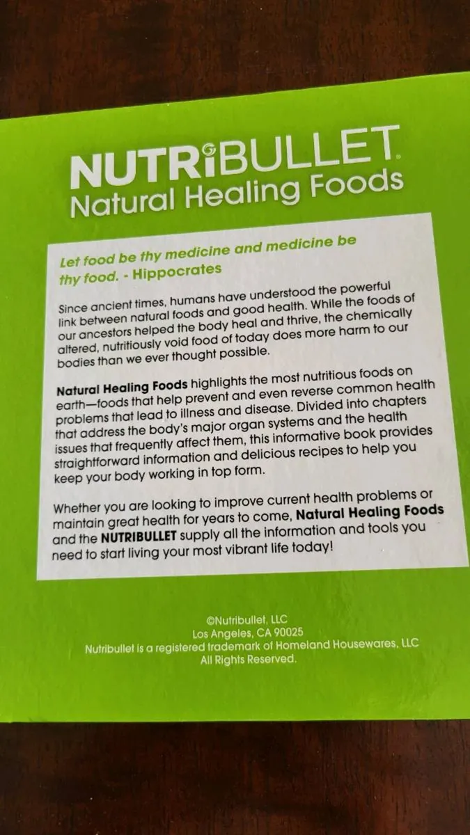 Nutribullet cookbook, immaculate - Image 3