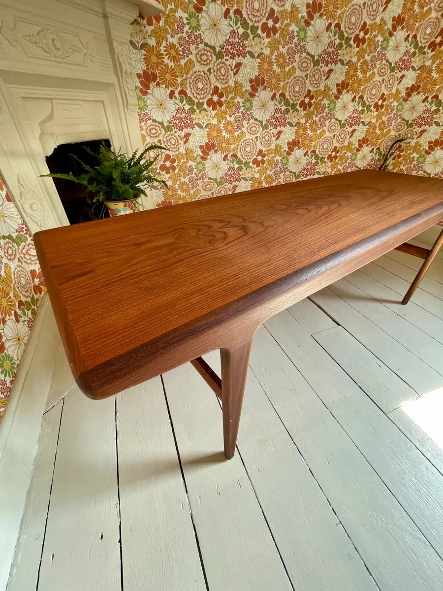 Scandi Teak Coffee Table - Image 2